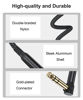 Picture of Elebase 1/4 Inch TRS Instrument Cable 15ft 2-Pack,Right-Angled to Straight 6.35mm Male Jack Stereo Audio Cord,6.35 Balanced Interconnect Line for Electric Guitar,Bass,Keyboard,Mixer,Amplifier,Speaker