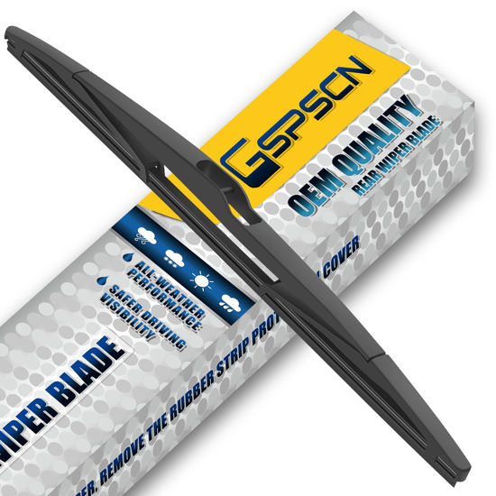 Picture of GSPSCN 12" Rear Wiper Blade，Original Equipment Back Windshield Wiper Blades For Ford Fiesta 19-08，Focus 18-12 /Saab 9-3 11-06，9-5 2009-2006 /Saturn Astra 09-08 (12-M)