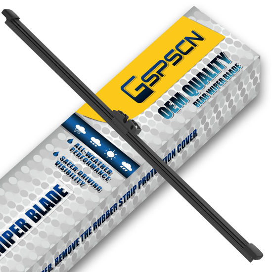 Picture of GSPSCN 11" Rear Wiper Blade,Replacement Back Windshield Wiper for Lincoln Nautilus 23-19 ，Corsair 23-20, MKC 19-15，MKX 18-16，Navigator 23-18 /Mini Cooper Paceman 16-13 /VW Passat 11-06 (11-G / A281H)