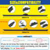 Picture of GSPSCN 11" Rear Wiper Blade,Replacement Back Windshield Wiper for Lincoln Nautilus 23-19 ，Corsair 23-20, MKC 19-15，MKX 18-16，Navigator 23-18 /Mini Cooper Paceman 16-13 /VW Passat 11-06 (11-G / A281H)