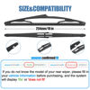 Picture of GSPSCN 10" Rear Wiper Blade,Original Replacement Back Windshield Wiper Blades for For Jeep Renegade 2022 2021 2020 2019 2018 2017 2016 2015 (10-J）