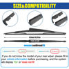 Picture of GSPSCN 16" Rear Wiper Blade,Original Replacement Back Windshield Wiper Blades for Ford Expedition 2016-2009 / For Lincoln Navigator 2016-2009 (16-J)