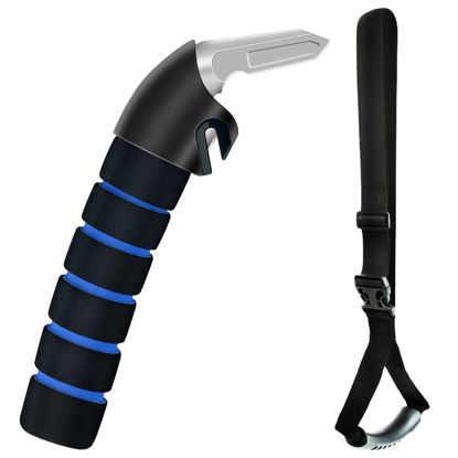 Picture of KOUNATSURI Car Door Handle for Elderly Car Handle Assist Support Handle Multifunction Handle Car Door Latch Handle for Seniors and Handicapped