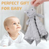 Picture of Pro Goleem Hippo Loveys for Babies, Soft Security Blanket Baby Snuggle Toy Newborn Stuffed Animals Baby Gifts for Boys and Girls, 16 Inch