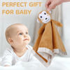 Picture of Pro Goleem Monkey Loveys for Babies, Soft Security Blanket Baby Snuggle Toy Newborn Stuffed Animals Baby Gifts for Boys and Girls, 16 Inch