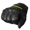 Picture of Jackets 4 Bikes Men's Premium Leather Street Motorcycle Protective Cruiser Biker Gel Gloves Blackgreen L