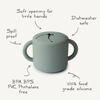 Picture of mushie Silicone Snack Cup | Spill Proof Food Container for Toddler and Baby (Dried Thyme)