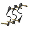 Picture of Rock Stock Guitar Pedal Patch Cables - 6 Inch S-Shape Right Angle Pedal Board Cable to Maximize Space - Durable & Low Noise Gold Plated Connectors