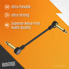 Picture of Rock Stock Guitar Pedal Patch Cables - 6 Inch S-Shape Right Angle Pedal Board Cable to Maximize Space - Durable & Low Noise Gold Plated Connectors