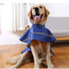 Picture of NACOCO Large Dog Raincoat Adjustable Pet Water Proof Clothes Lightweight Rain Jacket Poncho Hoodies with Strip Reflective (XXXL, Blue)