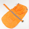 Picture of NACOCO Large Dog Raincoat Adjustable Pet Water Proof Clothes Lightweight Rain Jacket Poncho Hoodies with Strip Reflective (XL, Orange)