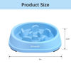 Picture of MateeyLife Small Slow Feeder Cat Bowls 2PCS, Anti-Choking Puzzle Cat Food Bowls, Anti-Slip Interactive Dog Feeding Bowls Slow Down Eating, Bloat Stop Maze Cat Dishes Dog Feeder for Small Breeds 1 Cup