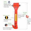 Picture of 2 PCS GoDeCho Car Safety Hammer Emergency Escape Tool with Seat Belt Cutter and Vehicle Window Glass Breaker with Light Reflective Tape