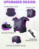 Picture of Kids Dirt Bike Gear - StarknightMT Youth Motorcycle Riding Protective Gear ATV Chest Protector Motocross Armor Suit for Boys Girls Mountain Biking Cycling, Purple