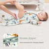 Picture of Yoofoss Baby Sleep Sack 18-24 Months Long Sleeve Wearable Blanket Baby 100% Cotton 2-Way Zipper 0.5 Tog Infants Sleeping Sack, Lightweight(X-Large)