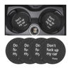 Picture of 8sanlione Car Cup Coaster, 4Pcs 2.75 Inch Auto Cup Holder Insert Coasters, Non-Slip Waterproof Embedded Drink Mat, Automotive Interior Accessories for Men and Women (D Black/4PCS)