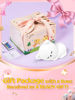 Picture of 【REMOTE + GIFTS PACKAGE】Cat Night Light for Kids, Cute Room Decor for Teen Girls Gifts,16 Color 5 Brightness Dimmable Night Lights,1800mAh Rechargeable Silicone Night Light,Remote+Timer Nursery Lamp