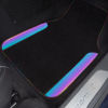 Picture of CAR PASS Chameleon Iridescent Reflective PU Leather&Waterproof Universal Carpet car Floor mats,Fit for 95% Suvs,Sedans,Vans,Trucks&Car Mat for Women(Reflective Color Change)