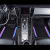 Picture of CAR PASS Chameleon Iridescent Reflective PU Leather&Waterproof Universal Carpet car Floor mats,Fit for 95% Suvs,Sedans,Vans,Trucks&Car Mat for Women(Reflective Color Change)
