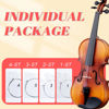 Picture of Fansjoy Violin Strings Full Set(G-D-A-E), Universal Steel Strings for 4/4 3/4 1/2 1/4 Size Violins, Quality Synthetic Steel Core with Nickel-Plated Ball End