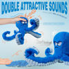 Picture of LEGEND SANDY Tough Dog Toys, Stuffed Dog Chew Toys, Large Dog Toys to Keep Them Busy, Interactive Dog Toys, Squeaky Dog Toys, Tug of War Dog Toy, Crinkle Dog Toy (Blue Octopus)