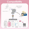Picture of Maymom MyFit Comfy Series 22 mm Two-Piece Design Breastshield Compatible with Medela Breast Pumps; Not Original Medela Pump Parts; Replace Medela Shields; Fit MaxFlow Flex Connector; 2pc