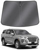 Picture of Mixsuper Liner Windshield Sunshades for Hyundai Palisade 2020-2023 2024, Windshield Sun Shade for Palisade Accessories Front Window Sun Shades Cover Foldable Sun Visor Keep Cool Block UV Heat