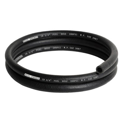 Picture of EVIL ENERGY 3/4 Fuel Hose Line Push Lock SAE 30R7 NBR 5FT 200PSI