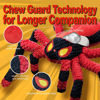 Picture of LEGEND SANDY Large Dog Toys to Keep Them Busy, Interactive Dog Toys, Squeaky Dog Toys, Tug of War Dog Toy, Crinkle Dog Toy（Red Spider）
