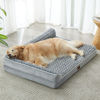 Picture of BFPETHOME Orthopedic Dog Beds for Extra Large Dogs, Waterproof Sofa XXL Dog Bed with Sides, Non-Slip Bottom and Egg-Crate Foam Big Dog Couch Bed with Washable Removable Cover,Pet Bed for Large Dogs