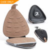 Picture of XTON Guitar Picks Holder for Acoustic Electric Guitar, Variety Pack Picks Storage Pouch Box, PU leather Plectrums Bag with Lanyard, Gift for Guitar Players ( Case Only )