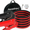 Picture of AWELTEC Heavy Duty Jumper Cables - 0 Gauge 25 Feet Battery Jumper Cables for Car, Heavy Duty Booster Cables (0AWG x 25Ft) with 600D Fabric Carrying Bag, Safety Gloves and Iron Brush
