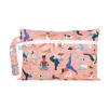 Picture of Bumkins Waterproof Wet Dry Clutch Bag for Baby, Travel, Swim Suit, Cloth Diapers, Pump Parts, Pool, Gym Clothes, Toiletry, Hook to Stroller, Pack for Daycare, Zip Bag, Packing Pouch, Yoga Pals