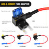 Picture of Nilight 24 Pcs 12V Car Add-a-Circuit Fuse Tap Standard Mini Micro2 and Low Profile Fuse Taps 4 Types ATO ATC ATM APM Fuse Holder for Cars Trucks Boats