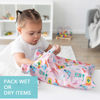 Picture of Bumkins Waterproof Wet Dry Bag for Baby, Travel, Swim Suit, Cloth Diapers, Pump Parts, Pool, Gym Clothes, Toiletry, Hook to Stroller, Pack for Daycare, Zip Bag, Wetdry Packing Pouch, Cowgirl Boots