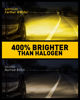 Picture of AUXITO H8 H11 H16 LED Fog Light Bulbs, 3000K Amber Yellow, Strong Penetrating Power, Long Lifespan, Plug and Play, Canbus Error Free, Halogen Replacement DRL Bulbs for Rainy Snowy Foggy, 2 Pack