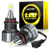 Picture of AUXITO PSX26W LED Fog Light, 6000LM 30W, Super Bright 12278 Fog Light Replacement, 6500K Cool White, H28W Fog Bulbs for Cars, Trucks