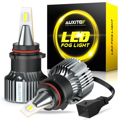 Picture of AUXITO PSX26W LED Fog Light, 6000LM 30W, Super Bright 12278 Fog Light Replacement, 6500K Cool White, H28W Fog Bulbs for Cars, Trucks