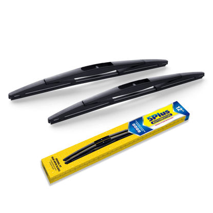 Picture of 5 PLUS Back Windshield Wiper Blades 12 Inch (Pack of 2), Replacement For Honda CRV 2022-2017,Element 2011-2003 And More, Premium All-Season Rear Wiper Blades For My Car