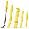 Picture of LivTee 5 pcs Auto Trim Removal Tool Kit, No Scratch Plastic Pry Tool Kit - Interior Door Panel Clip Fastener Removal Set for Vehicle Dash Radio Audio Installer (Yellow)
