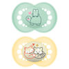 Picture of MAM Day & Night Pacifiers, Glow in The Dark Pacifier for Breastfed Babies, 6-16 Months, Unisex