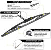 Picture of OEM Windshield Wiper Blade Replacement for Buick Envision 2016 2017 2018 2019 2020 Original Equipment All-Season Rear Wiper Blade Set 24+18+12 (Set of 3)
