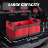 Picture of Sposuit Trunk Organizer for Car - 70L Collapsible Trunk Storage with 11 Pockets & Reinforced Handles, SUV Trunk Organizers for Grocery Cargo