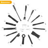 Picture of GOOACC 19Pcs Trim Removal Tool Set Panel Fastener Clips Removal Automotive Plastic Upholstery Pliers Removal Install Removal Car Tool with Storage Bag for Trim Panel Audio Clip Pliers Terminal-Black