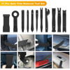 Picture of GOOACC 19Pcs Trim Removal Tool Set Panel Fastener Clips Removal Automotive Plastic Upholstery Pliers Removal Install Removal Car Tool with Storage Bag for Trim Panel Audio Clip Pliers Terminal-Black