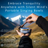 Picture of Tibetan Singing Bowl Set - Authentic Hand-Tuned Sound Bowl for Meditation - Complete Meditation Bowl Kit with Cushion, Mallet & Guide - Perfect Tibetan Bell for Yoga, Relaxation, & Sound Healing