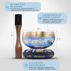 Picture of Tibetan Singing Bowl Set - Authentic Hand-Tuned Sound Bowl for Meditation - Complete Meditation Bowl Kit with Cushion, Mallet & Guide - Perfect Tibetan Bell for Yoga, Relaxation, & Sound Healing