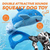 Picture of LEGEND SANDY Dog Toys for Aggressive Chewers, Large Dog Toys to Keep Them Busy, Interactive Dog Toys, Squeaky Dog Toys, Tug of War Dog Toy, Crinkle Dog Toy (Blue Shark)