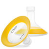 Picture of Nenesupply 17mm Oval Flanges Compatible with Medela Breast Pump Parts Replace 17mm Medela Flange Accessories. Work with Pump in Style Parts Symphony Parts Swing Maxi Harmony and Personalfit Flex