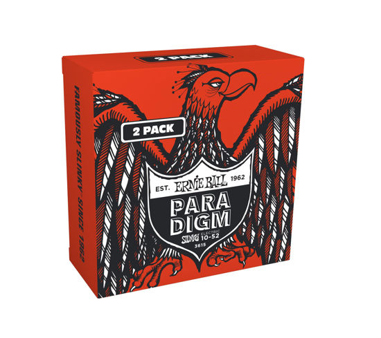 Picture of Ernie Ball Skinny Top Heavy Bottom Slinky Paradigm Electric Guitar Strings Amazon Exclusive 2 Pack 10-52 (P03615)